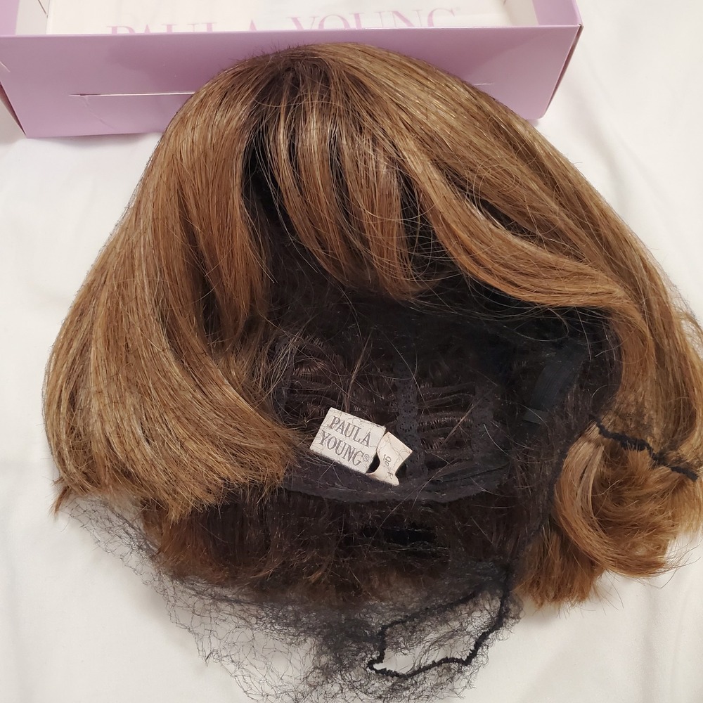 Paula Young A5466 Wig 100% Polyester Light Brown Synthetic Hairpiece